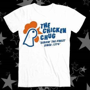 The Chicken Chug T-Shirt – Retro Fast Food Logo Tee – Vintage 70s Diner Graphic